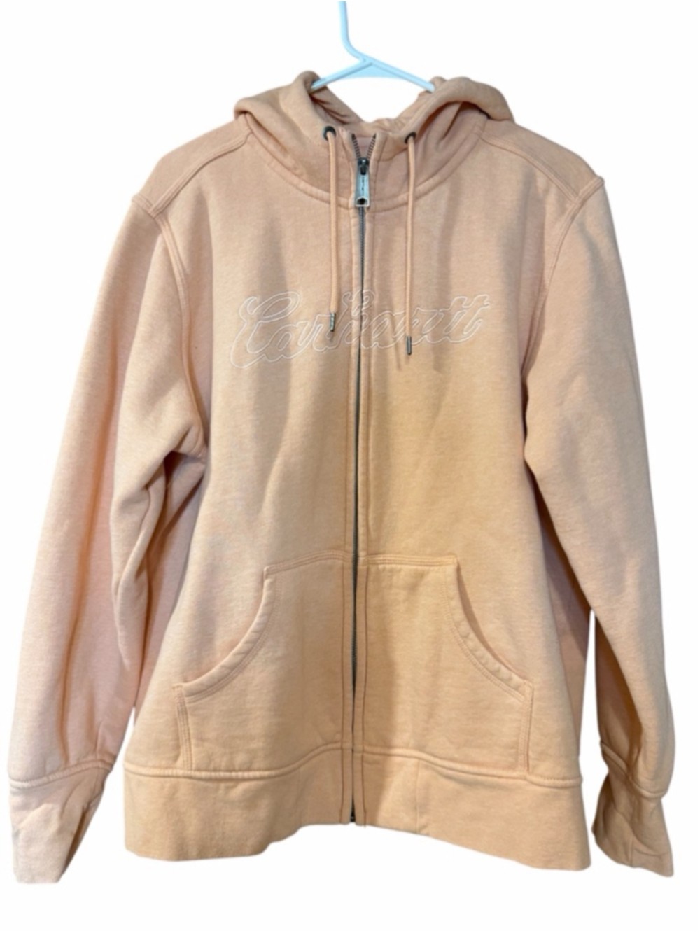 Carhartt Women's Clarksburg Full Zip Hoodie light peach size XXL